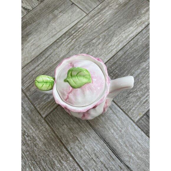 Vintage Bombay Company Tulip Teapot Spring Blossoms - Picture 4 of 5